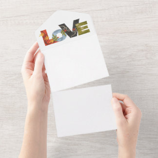 Invitation tout en un mariage