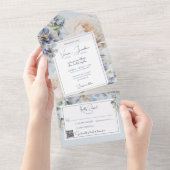 Invitation tout en un mariage (Déchirure)