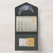 Invitation tout en un mariage (À l'intérieur)