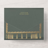 Invitation tout en un mariage (Verso)