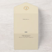 Invitation tout en un mariage (Dehors)