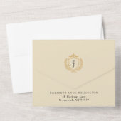 Invitation tout en un mariage (Verso)
