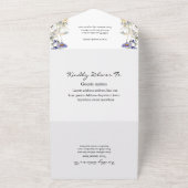 Invitation tout en un mariage (Dehors)