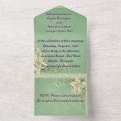 Invitation tout en un mariage (À l'intérieur)