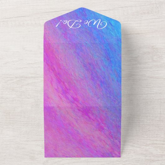 Invitation tout en un mariage (Dehors)