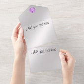Invitation Tout En Un Mariage (Déchirure)