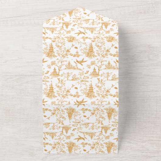 Invitation tout en un mariage (Dehors)