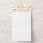 Invitation tout en un mariage (À l'intérieur)