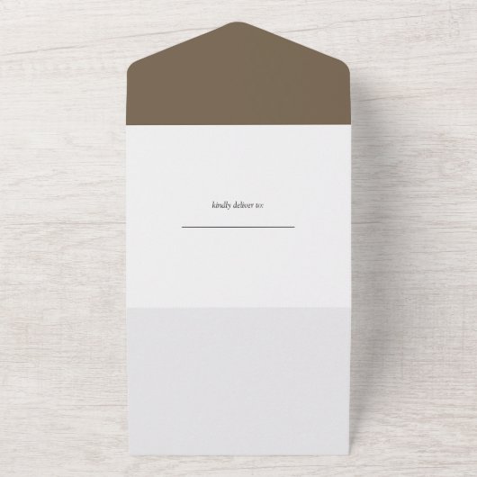 Invitation tout en un mariage (Dehors)