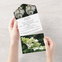 Invitation tout en un mariage