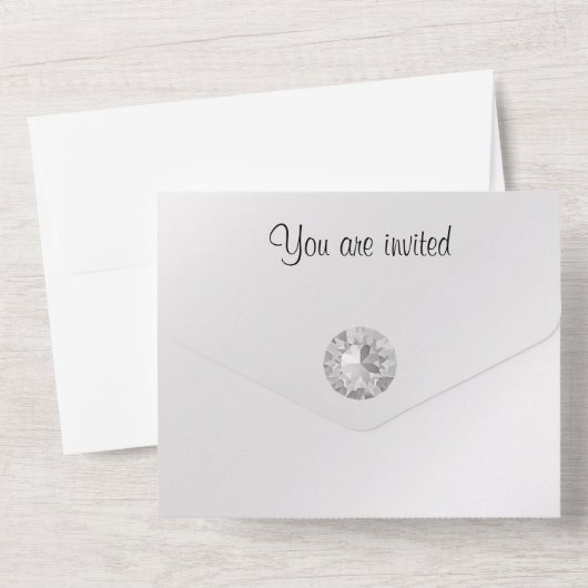 Invitation Tout En Un Mariage (Verso)