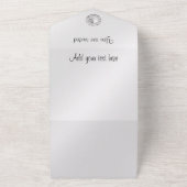Invitation Tout En Un Mariage (Dehors)