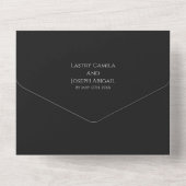 Invitation tout en un mariage (Verso)