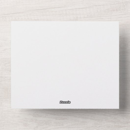 Invitation tout en un mariage (Recto)