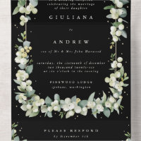 Mariage Baie noire+Eucalyptus Réception seulement