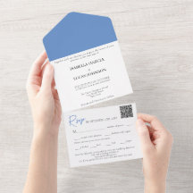 Mariage bleu Cornflower
