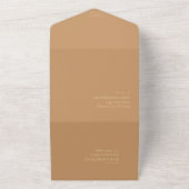 Invitation Tout En Un Mariage Boho Oasis ID959 (Dehors)