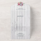 Invitation Tout En Un Mariage de camion vintage (Dehors)