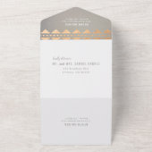 Invitation Tout En Un Mariage de Gleam sud-ouest (Dehors)