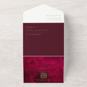 Invitation Tout En Un Mariage de la passion bourguignonne (Dehors)