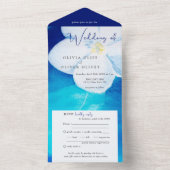 Invitation Tout En Un Mariage de l'amour printanière (À l'intérieur)