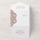 Invitation Tout En Un Mariage de Motif de mandala géométrique classique (Dehors)