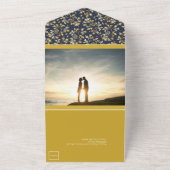 Invitation Tout En Un Mariage de nuit d'hiver (Dehors)