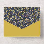 Invitation Tout En Un Mariage de nuit d'hiver (Verso)