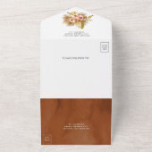 Invitation Tout En Un Mariage de palmier de Boho séché à l'arc de terre  (Dehors)