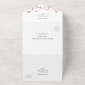 Invitation Tout En Un Mariage de printemps tout en un Fleur sauvage d'in (Dehors)