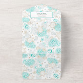 Invitation Tout En Un Mariage de Sea the Love Beach (Dehors)