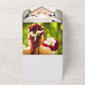 Invitation Tout En Un mariage d'invitation (Dehors)