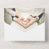 Invitation Tout En Un mariage d'invitation (Verso)