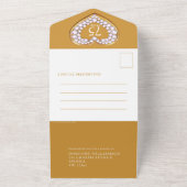 Invitation Tout En Un Mariage d'or 75 ans fête (Dehors)