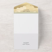 Invitation Tout En Un Mariage du paysage du désert (Dehors)