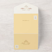 Invitation Tout En Un Mariage du printemps de Boho (Dehors)