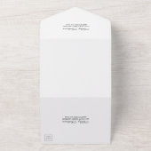 Invitation Tout En Un Mariage en bois rustique de Bourgogne (Dehors)