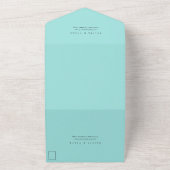 Invitation Tout En Un Mariage Flamant rose (Dehors)