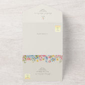 Invitation Tout En Un Mariage Fleur sauvage du pays Boho (Dehors)