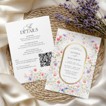 Tout en Un Mariage Floral Aquarelle Jardin de Prin