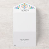 Invitation Tout En Un Mariage floral Fiesta (Dehors)