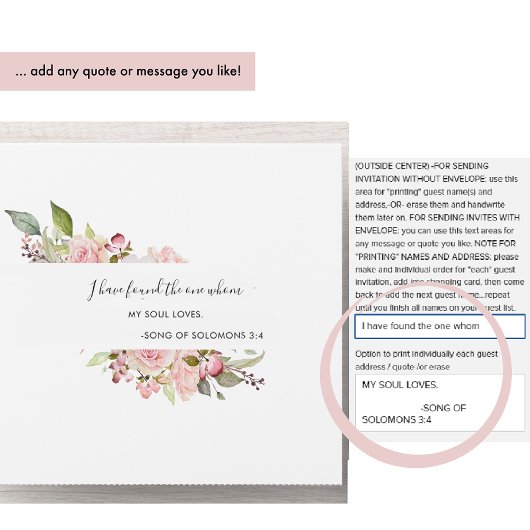 Invitation Tout En Un Mariage floral rose, roux, bourgogne Éteins RSVP