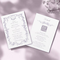 Tout en Un Mariage Français Victorien Lavande