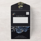 Invitation Tout En Un Mariage gothique unique (Dehors)