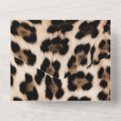 Invitation Tout En Un Mariage noir Brown crémeux (Verso)