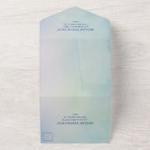 Invitation Tout En Un Mariage paysager des monts Tranquil Island (Dehors)