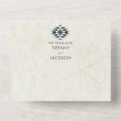 Invitation Tout En Un Mariage photo du sud-ouest (Verso)