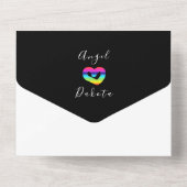 Invitation Tout En Un Mariage photo Gay (Verso)