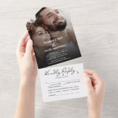 Invitation Tout En Un Mariage photo Hope Dream (Déchirure)