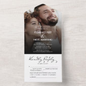 Invitation Tout En Un Mariage photo Hope Dream (À l'intérieur)